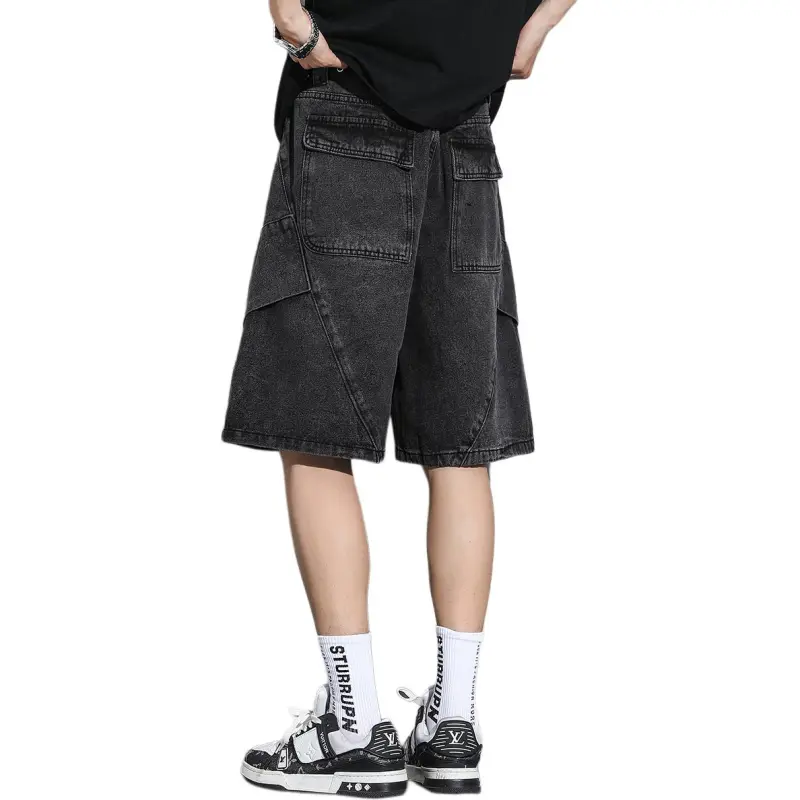 Fakeyoung Denim Shorts Unisex-4