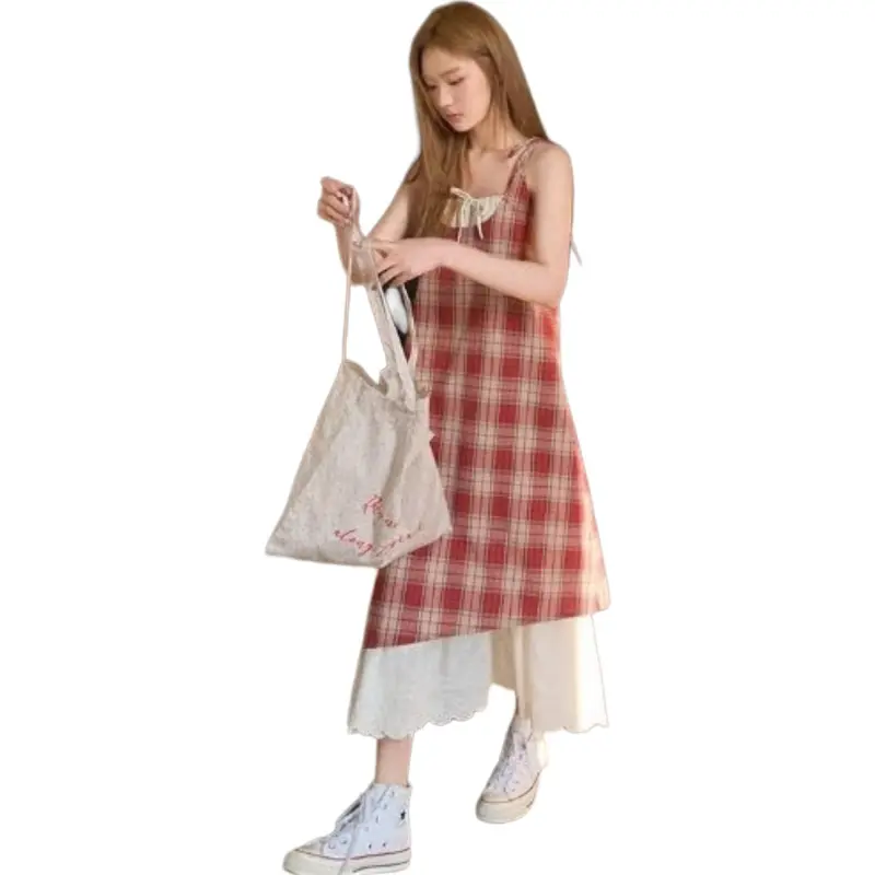 Mu Xiao Xin Slip Dresses Women's-4