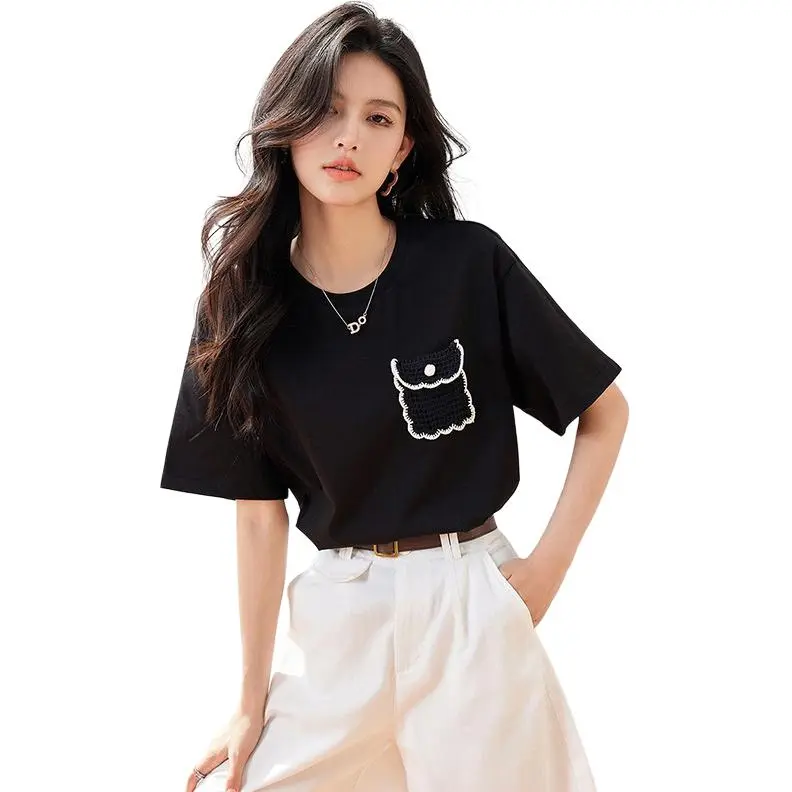 La Chapelle T Shirt Women's Black-2