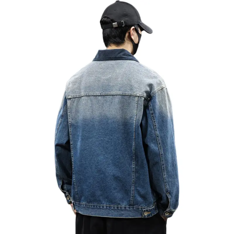 Tonlion Denim Jacket Unisex Medium Blue-2
