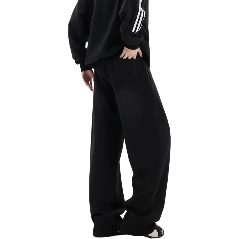 FOR FEAR THAT Casual Pants Unisex Black-1