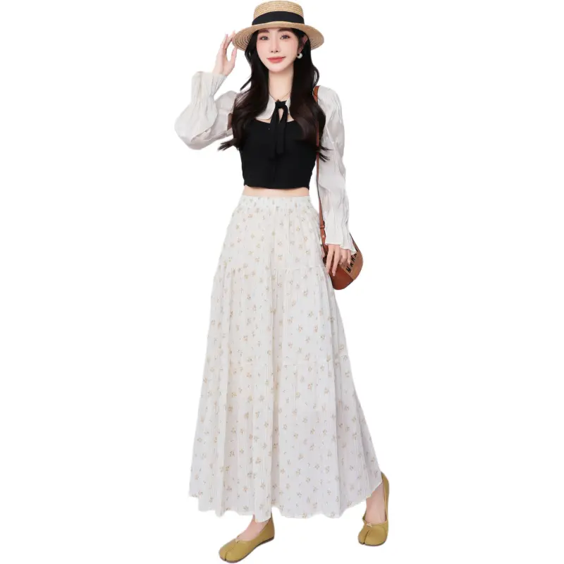 Mu Xiao Xin Casual Long Skirt Women's-7