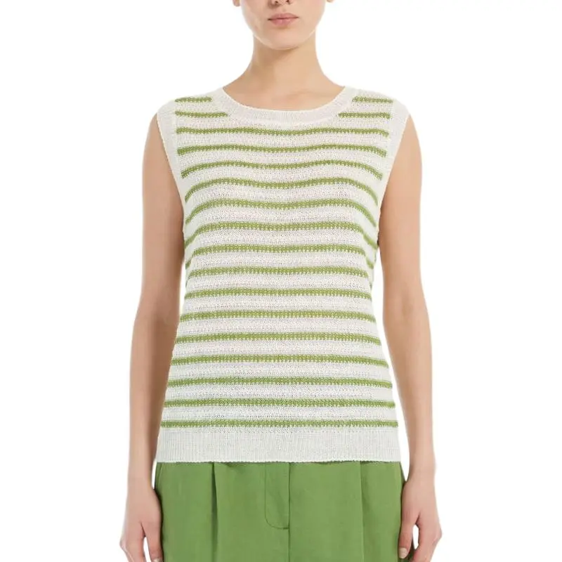 MaxMara Tank Tops Women's Green-1