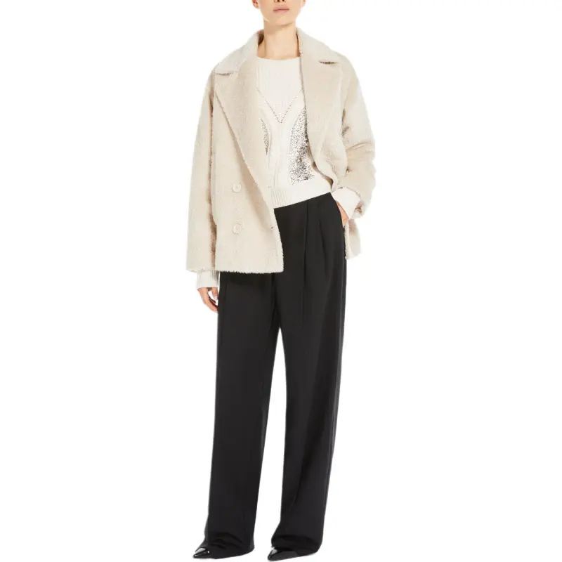 MaxMara Studio Double Breasted Long Sleeved Jacket-3
