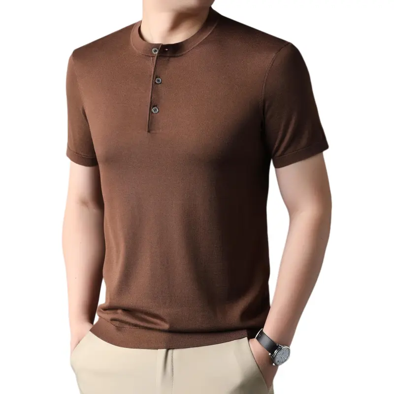 PIERRE CARDIN Knitted Fabric T Shirt Men's-4