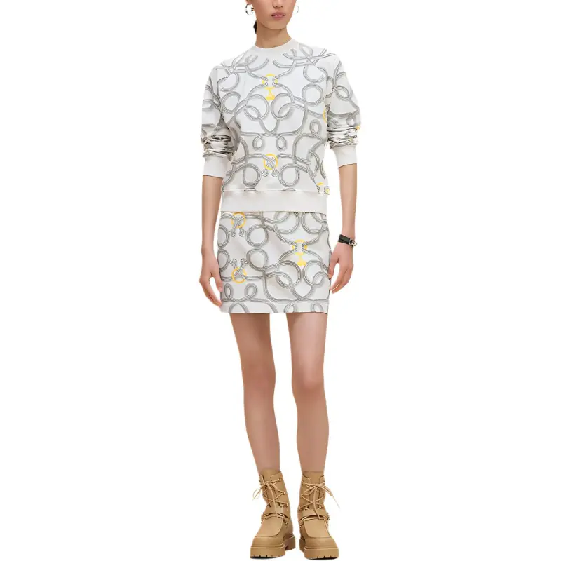 HERMES Sweatshirt Women's White-2
