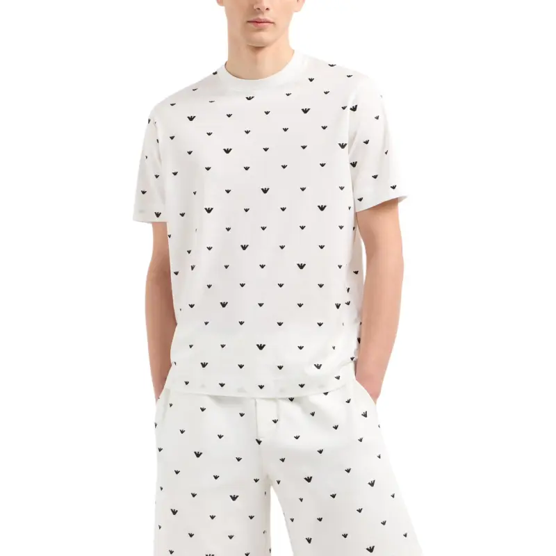 EMPORIO ARMANI Logo print T shirt-1