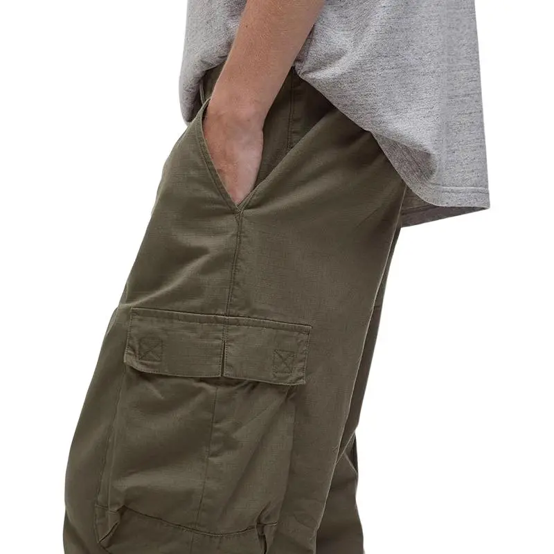BARBOUR SS25 Casual Pants Men's Olive Green-4