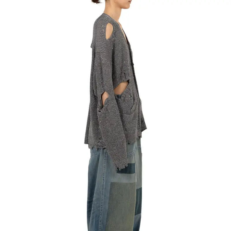Maison Mihara Yasuhiro SS25 Knitwear Women's Gray-4