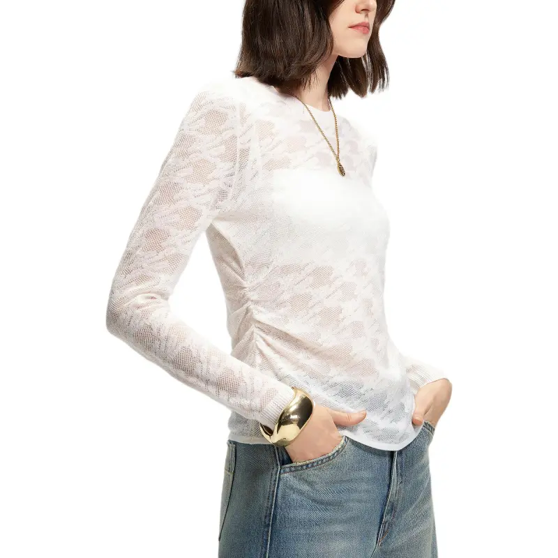 KARL LAGERFELD SS25 Knitwear Women's White-3