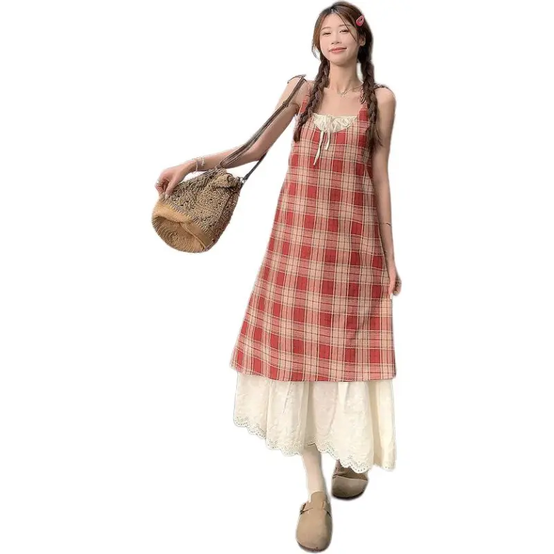 Mu Xiao Xin Slip Dresses Women's-3