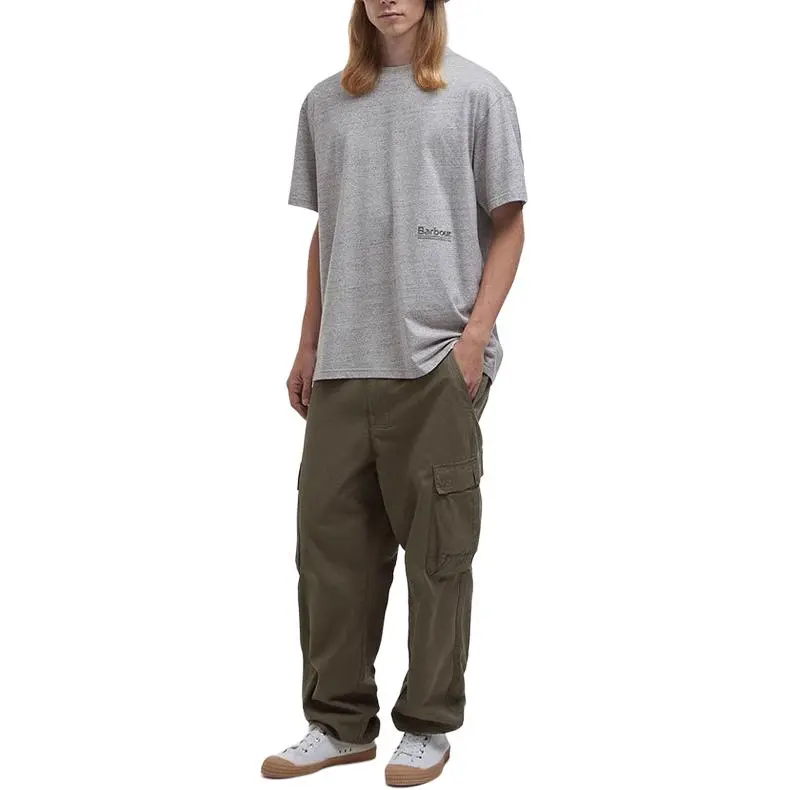 BARBOUR SS25 Casual Pants Men's Olive Green-3