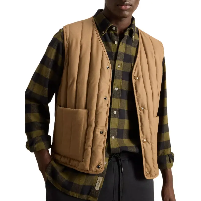 WOOLRICH Vests Men Brown-3