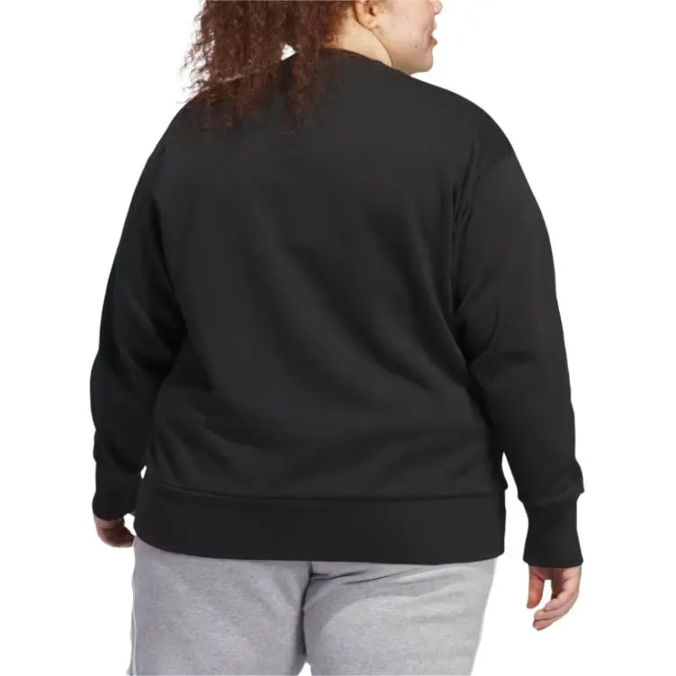 Adidas Free Shipping With AdiClub All Szn Fleece Loose Sweatshirt Plus Size-2