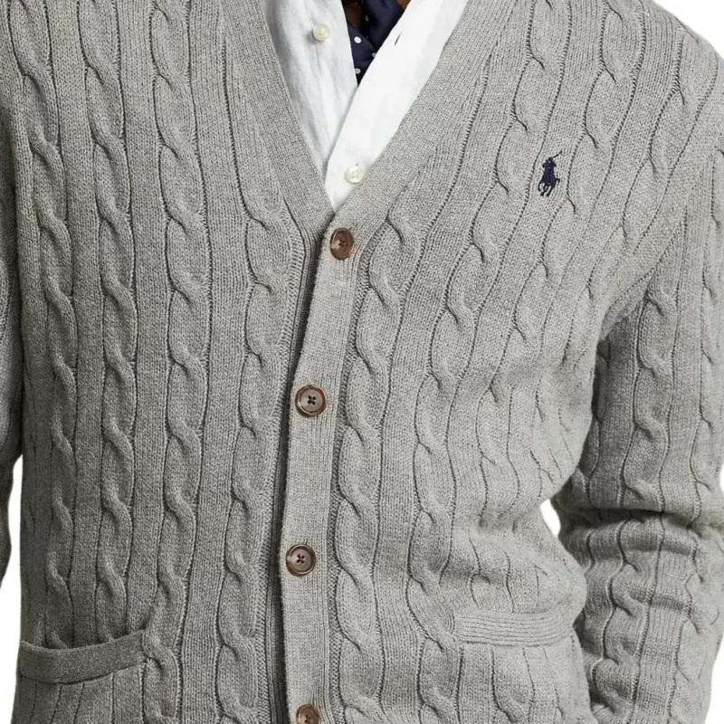 Polo Ralph Lauren Polo Pony embroidered Cotton Cardigan-4