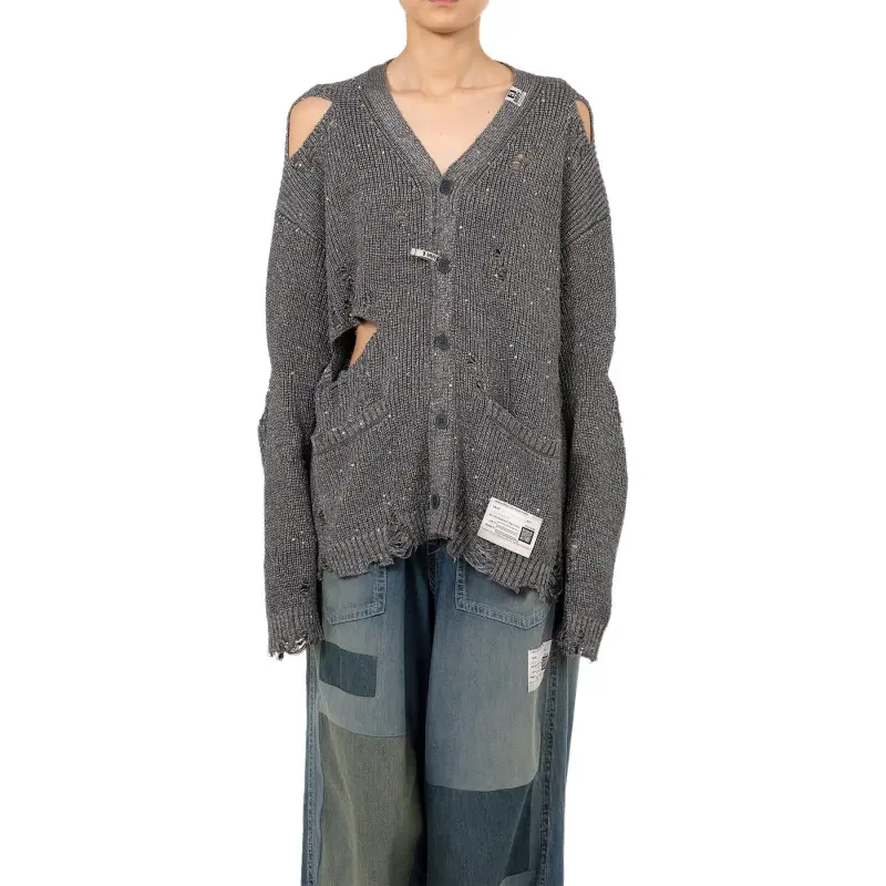 Maison Mihara Yasuhiro SS25 Knitwear Women's Gray-2