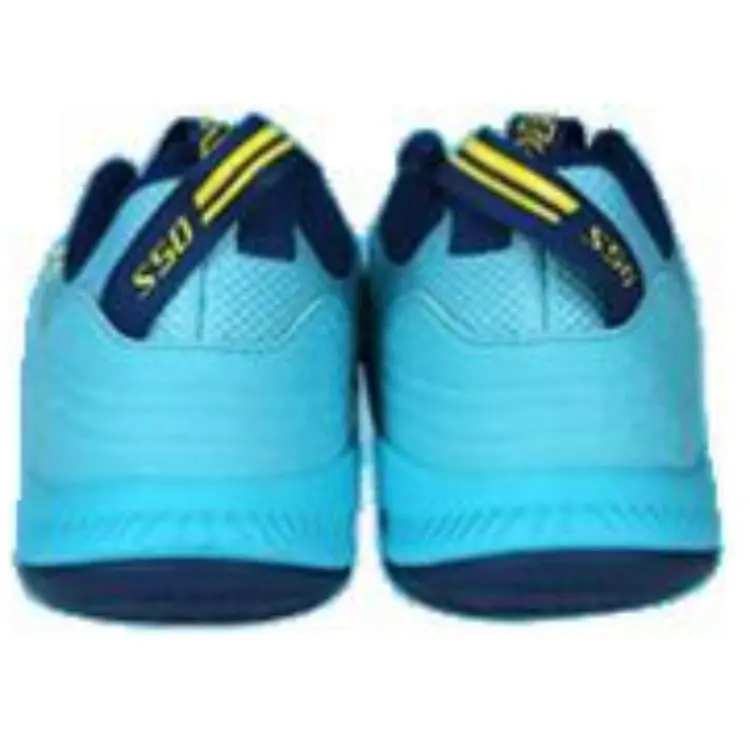 VICTOR Cushioned Slip-Resistant Low-Top Badminton Shoes Unisex Green Blue-3