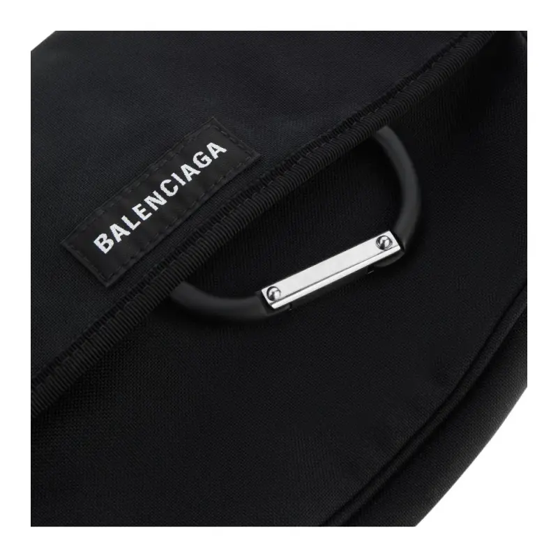 Balenciaga Explorer Polyamide Messenger Bag, Crossbody Bag, Shoulder Bag Trumpets Men's Black-4