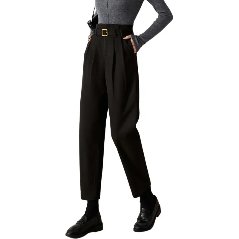 Mo Han Yi Mei Casual Pants Women's Black-2