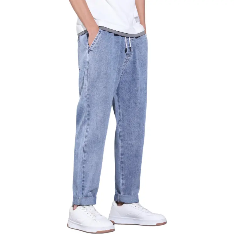 FASTFISH Jeans Unisex Light Blue-2