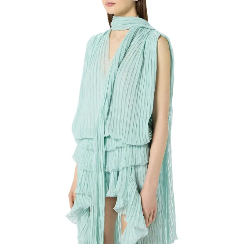 Blumarine Sleeveless Dress Women's Green-4
