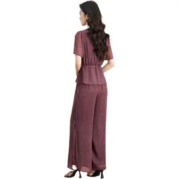 Mylan Casual Suits Women's Crimson