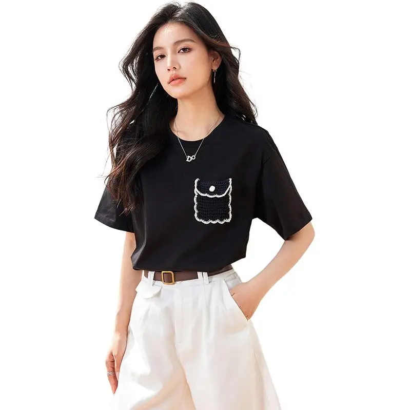 La Chapelle T Shirt Women's Black-1