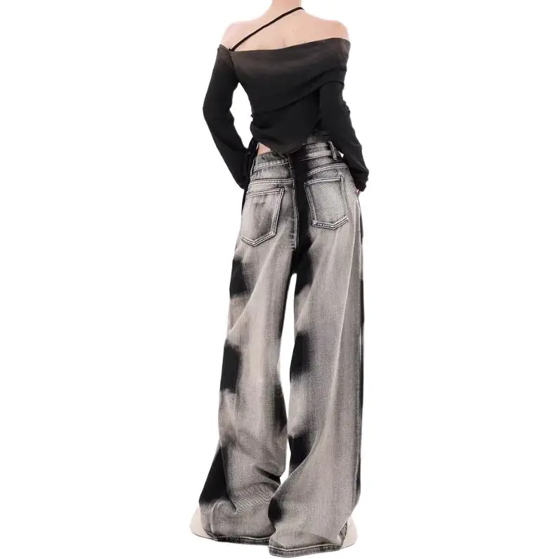 Ordifen Jeans Unisex Black Gray-3