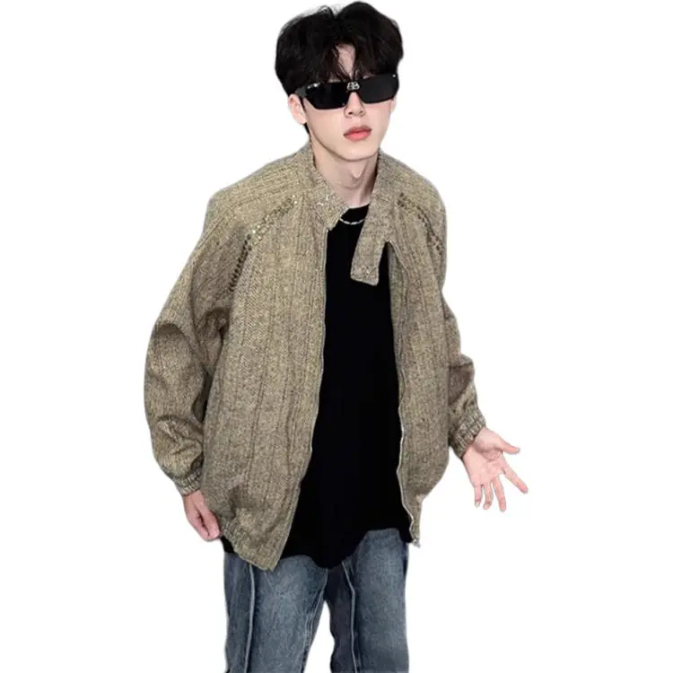 NOWSTIME Jackets & Coats Unisex Khaki-1