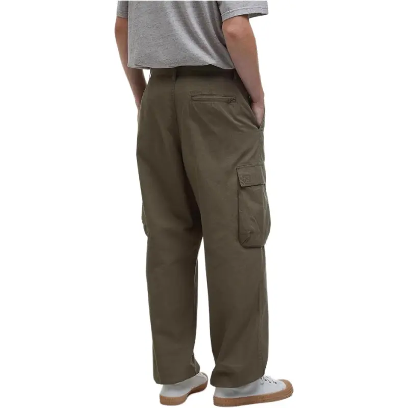BARBOUR SS25 Casual Pants Men's Olive Green-2