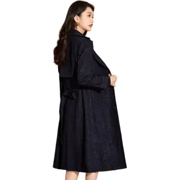 Mylan Trench Coat Women's Navy Blue
