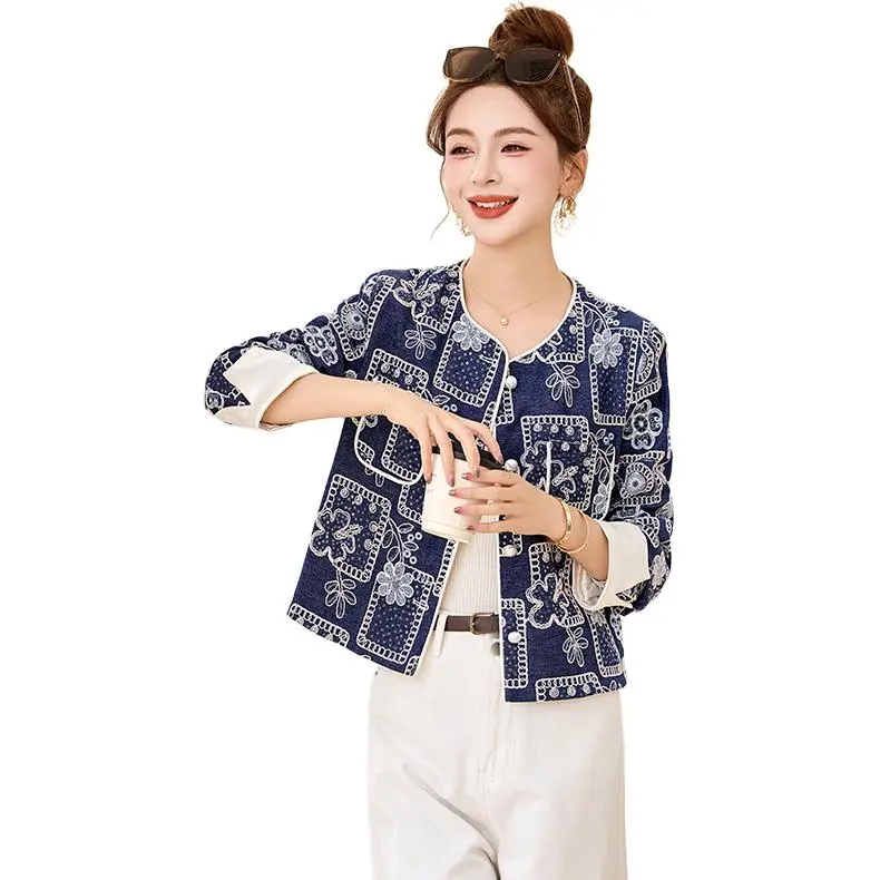 La Chapelle Jacket Women's Denim Blue-3