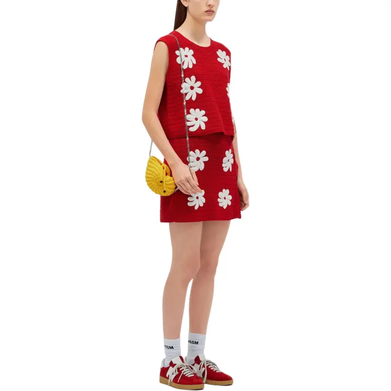 MSGM Crochet knit Top-3