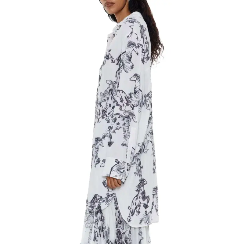Bimba Y Lola Greyhound print Shirt-3