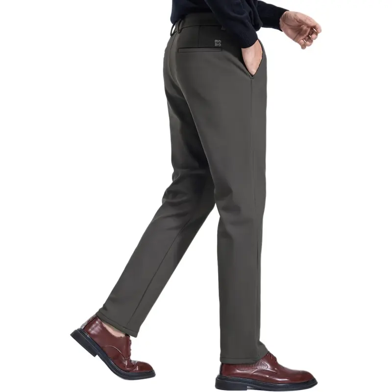 Red bean Suit Trousers Men-10