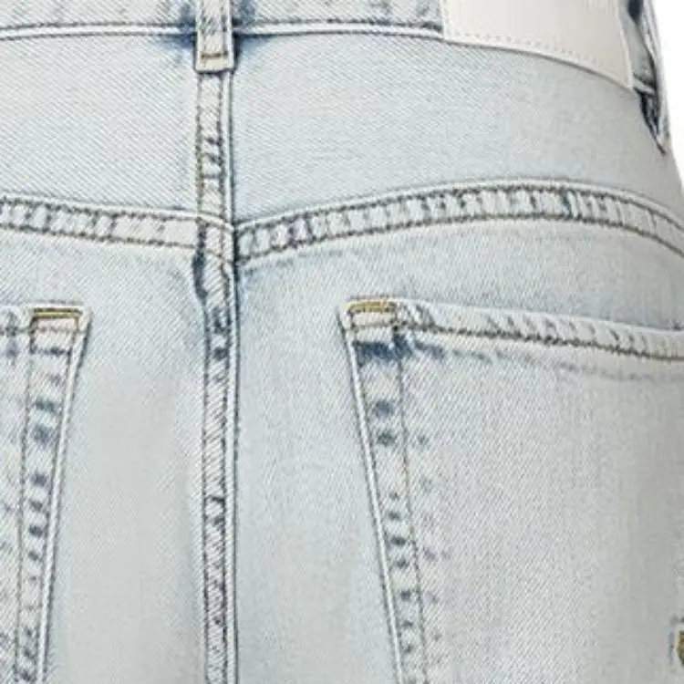 PINKO SS24 Jeans Women's Light Blue-5