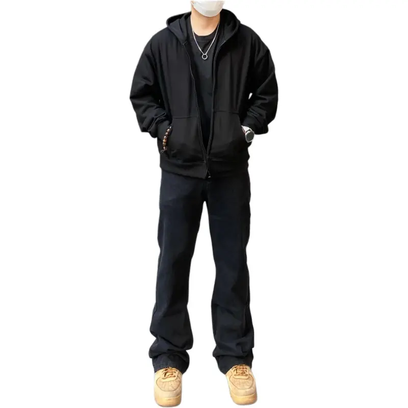 DUATOGE Jeans Men Carbon Black -3