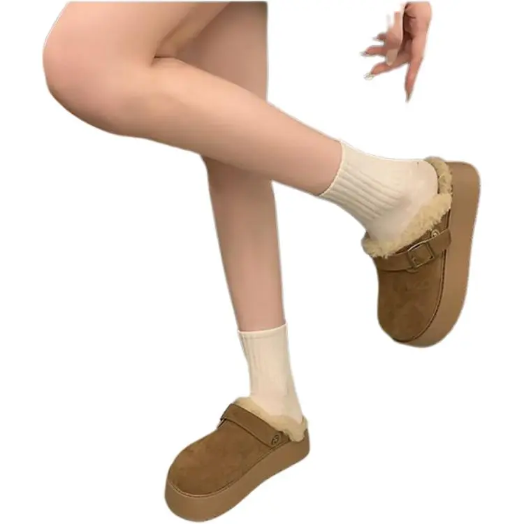Qiao Anju Home Slippers Khaki, Light Brown-2