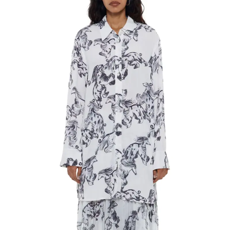 Bimba Y Lola Greyhound print Shirt-1