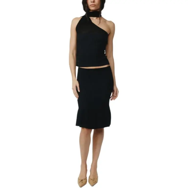 WITH JEAN SS25 Larissa Casual Long Skirt Women's-2
