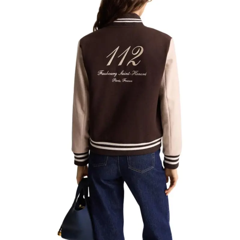 SPORTY & RICH x Le Bristol Paris SS25 Jacket Women's Chocolates/Cream-4