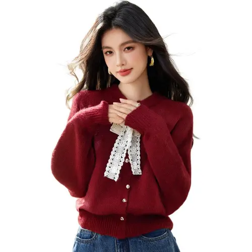La Chapelle Knitwear Women's Red