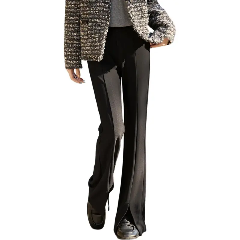 Mo Han Yi Mei Casual Pants Women's Black-3