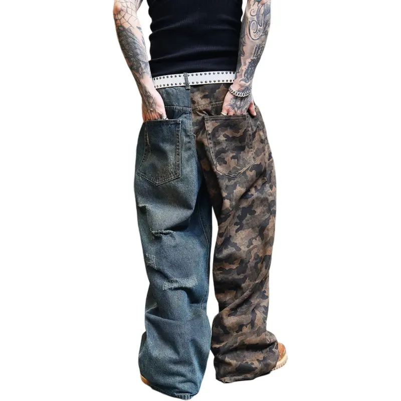 SONGS ALONG Jeans Unisex Blue-1