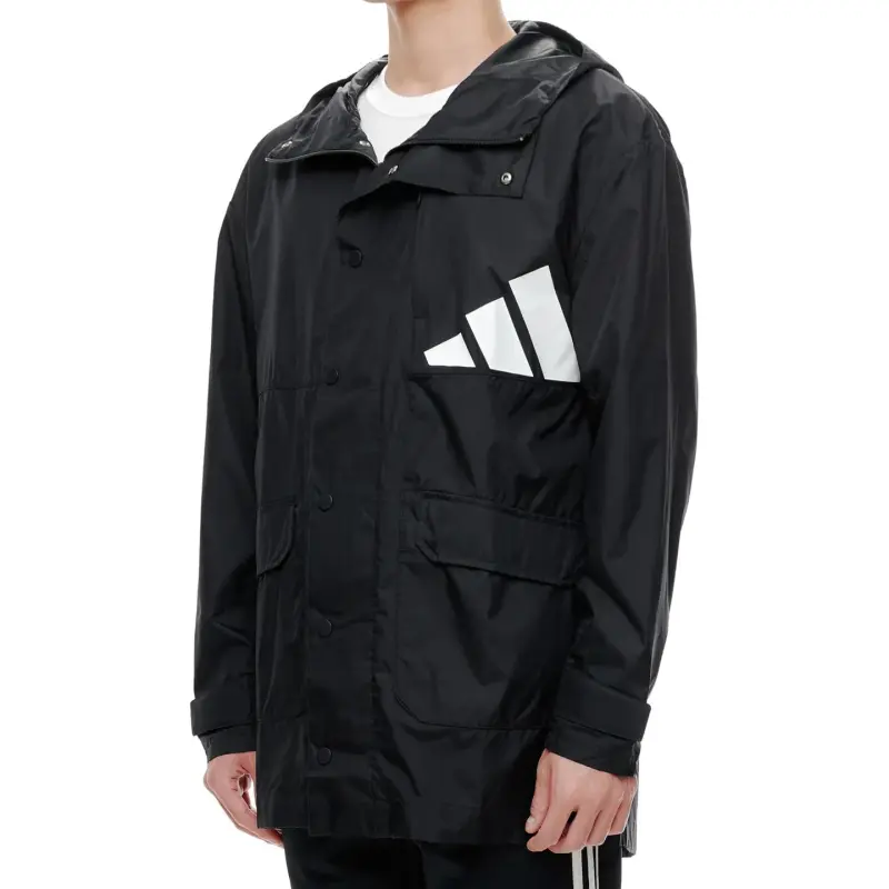 Adidas Parka Coats Men Black-2
