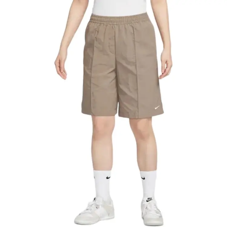 Nike Sportswearwoven Everything Casual Shorts Women's Mink Brown/White-1