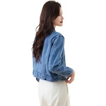 X MOOM Denim Jacket Women's Denim Blue