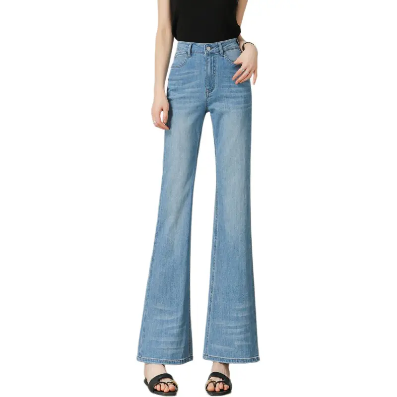 Weixi Jeans Women's Water Wave Blue-7