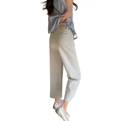 Flowers In Water Jeans Women's Gray
