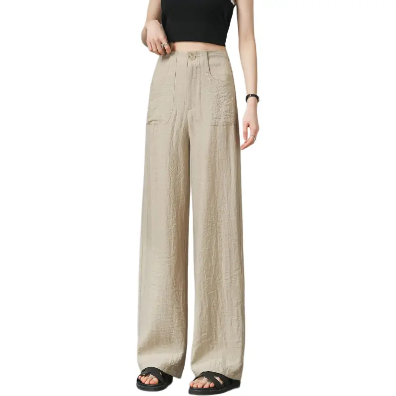Weixi Casual Pants Women's Light Khaki-1